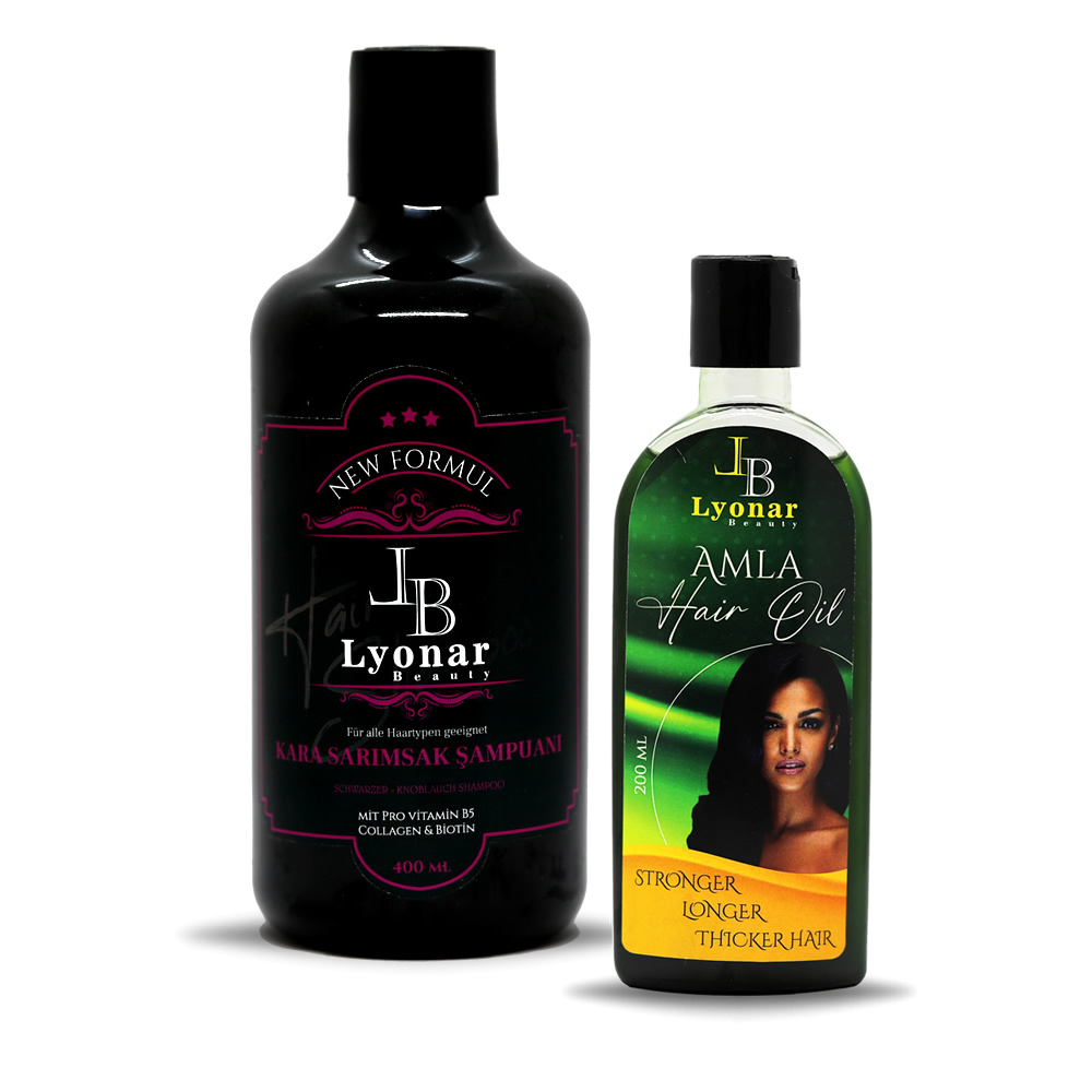 Lyonar Dabur Amla ve Kara Sarımsak Şampuanı (Dökülen ve Yıpranmış Saçlara Özel)